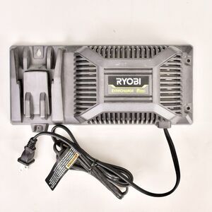 TESTED RYOBI P187 EVERCHARGE WALL MOUNT BATTERY CHARGER, FOR RYOBI STICK VACS
